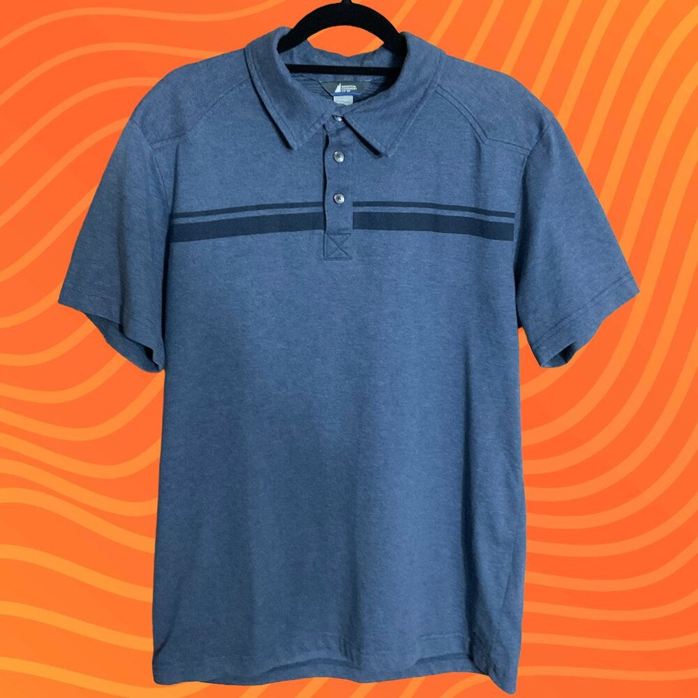 MEC Large Blue Polo T-Shirt